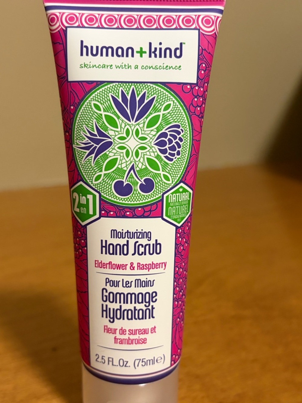 Humankind Elderflower & Raspberry Moisturizing Hand Scrub
